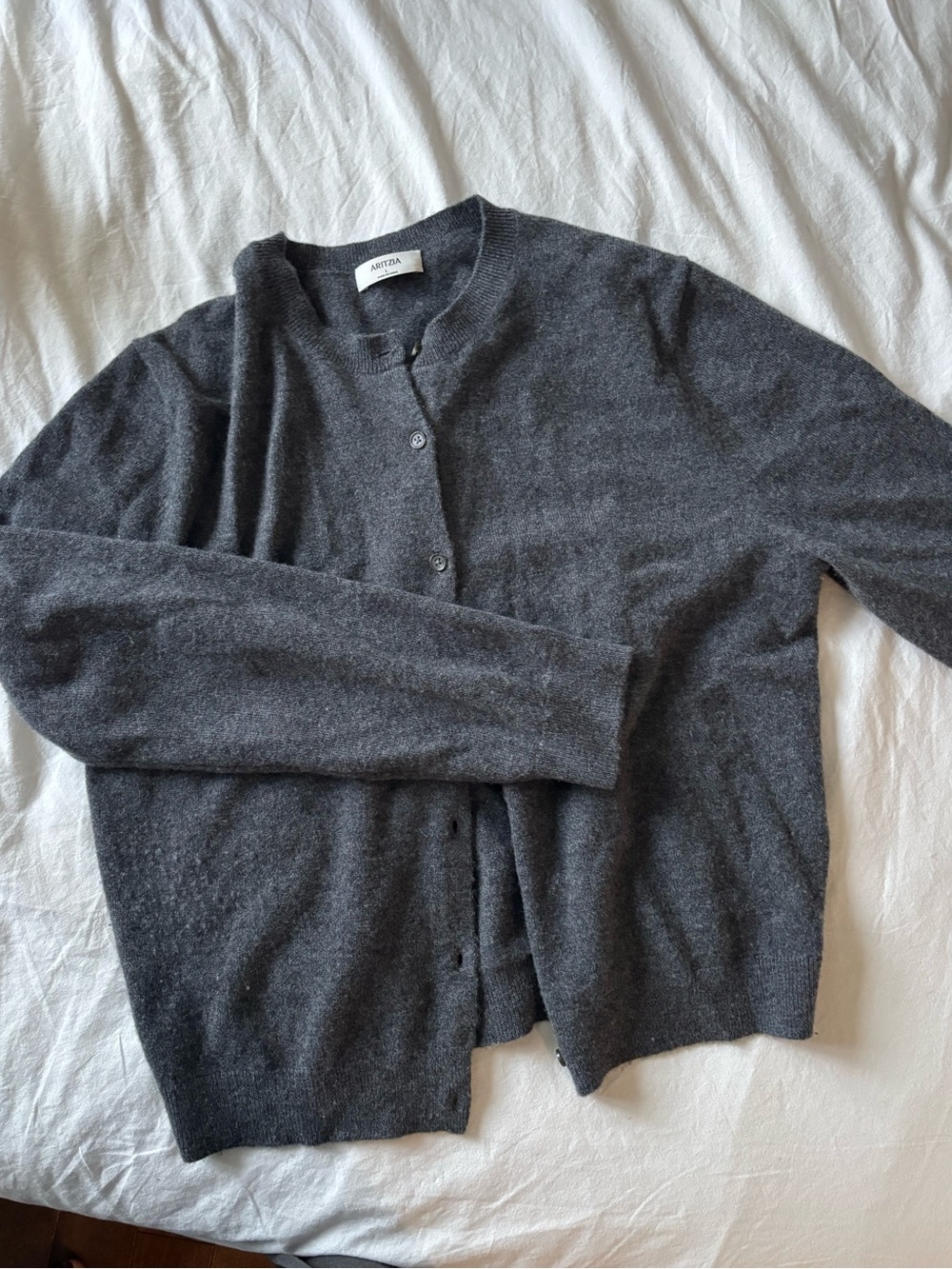Aritzia pure cashmere cardigan size L